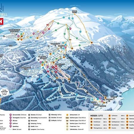 Ski In/Out, Amazing Views, 3 Bedrooms Noresund Exteriér fotografie